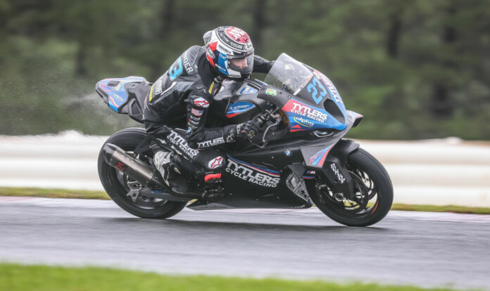 Corey Alexander (23). Photo courtesy Tytlers Cycle Racing BMW.