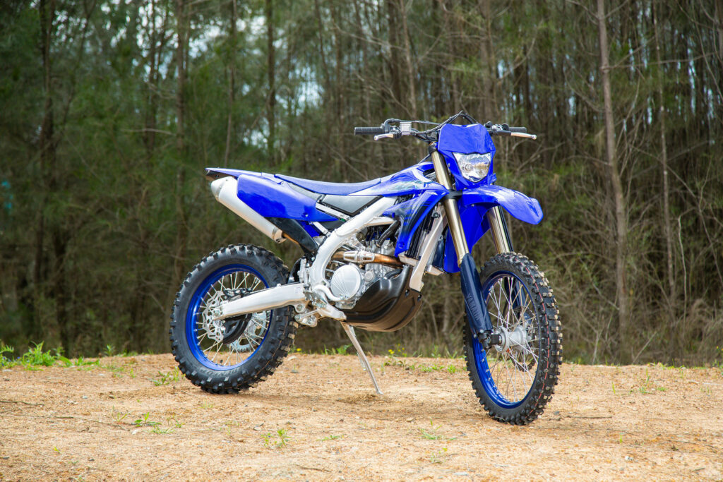 A 2024 Yamaha WR250F. Photo courtesy Yamaha.