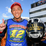 Newly crowned 12-time Japanese Superbike/JSB1000 Champion Katsuyuki Nakasuga. Photo by Kohei Hirota.