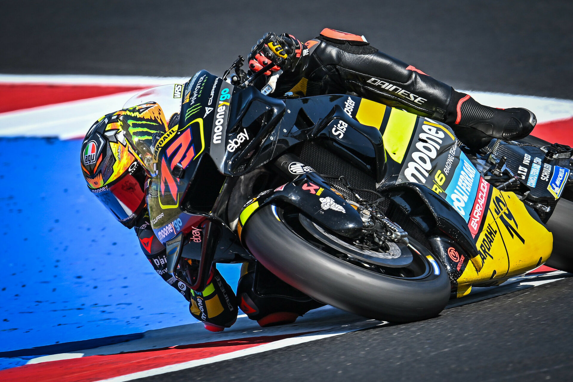 Marco Bezzecchi (72), as seen earlier this season. Photo courtesy Mooney VR46 Racing Team.