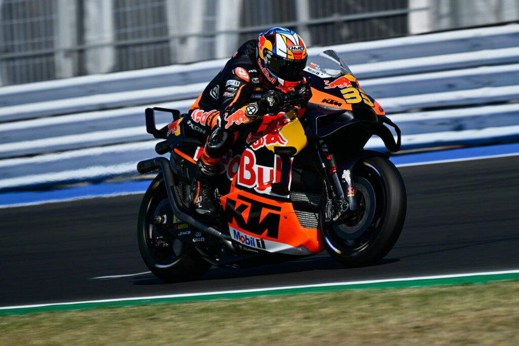 Brad Binder (33). Photo courtesy Dorna.