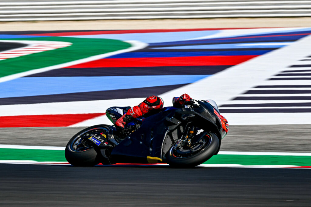 Fabio Quartararo (20). Photo courtesy Dorna.