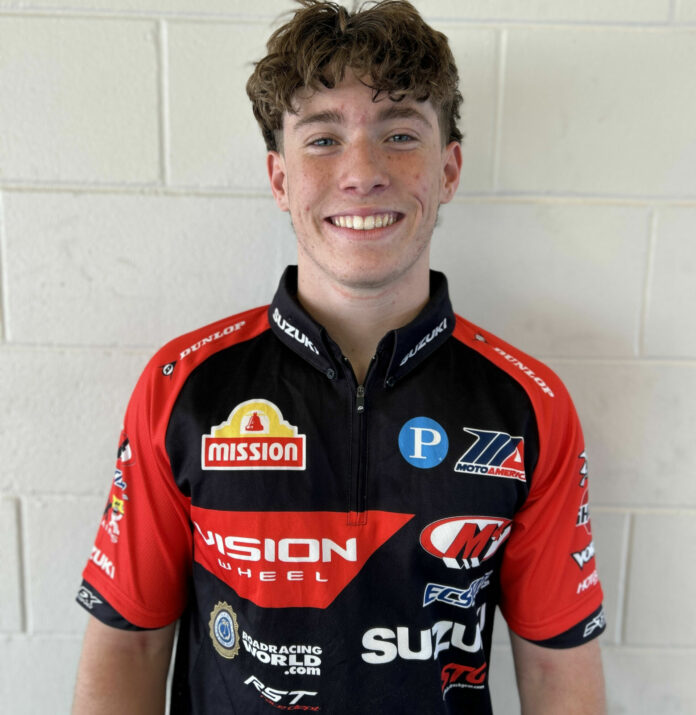 Torin Collins. Photo courtesy Suzuki Motor USA, LLC.