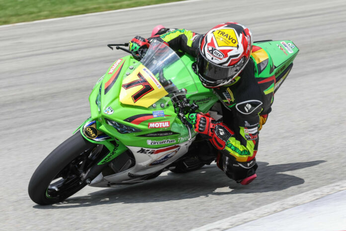 Levi Badie (71), as seen at PittRace earlier this season. Photo by Brian J. Nelson, courtesy Badie Racing.
