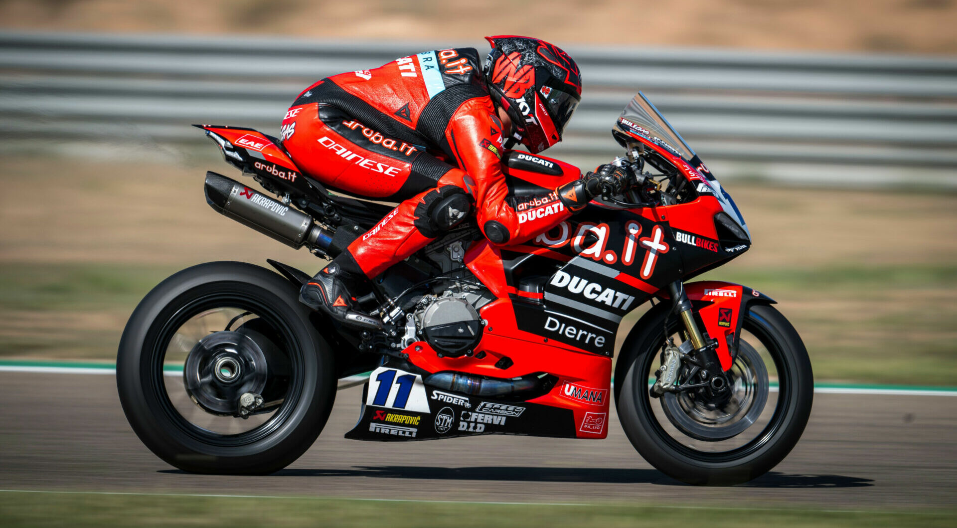 Nicolo Bulega (11). Photo courtesy Aruba.it Racing Ducati.