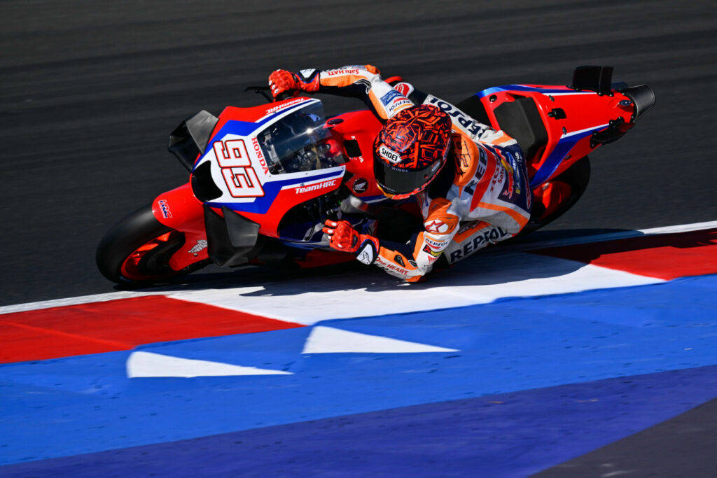 Marc Marquez (93). Photo courtesy Dorna.