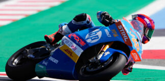 Mattia Casadei (40). Photo courtesy Dorna.