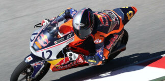 Jacob Roulstone (12). Photo courtesy Red Bull KTM Tech3.