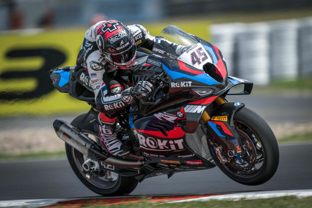 Scott Redding (45). Photo courtesy BMW Motorrad Motorsport.