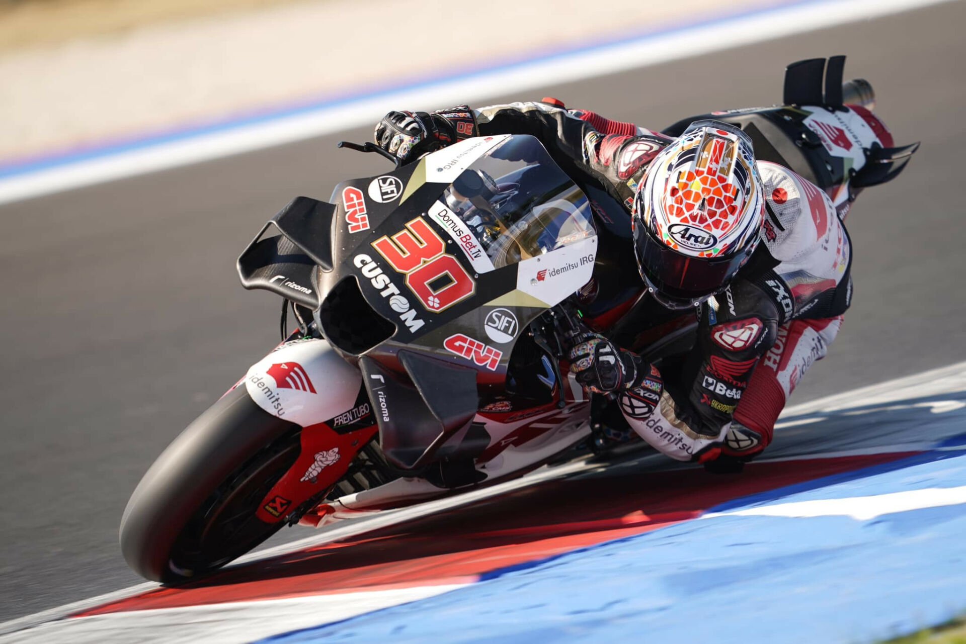 Takaaki Nakagami (30). Photo courtesy LCR Honda.