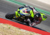 Florian Marino (12), as seen during a test at MotoLand Aragon.