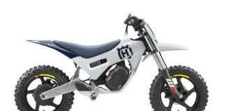 A 2024-model Husqvarna EE 2 electric youth motocross bike. Photo courtesy Husqvarna Motorcycles.