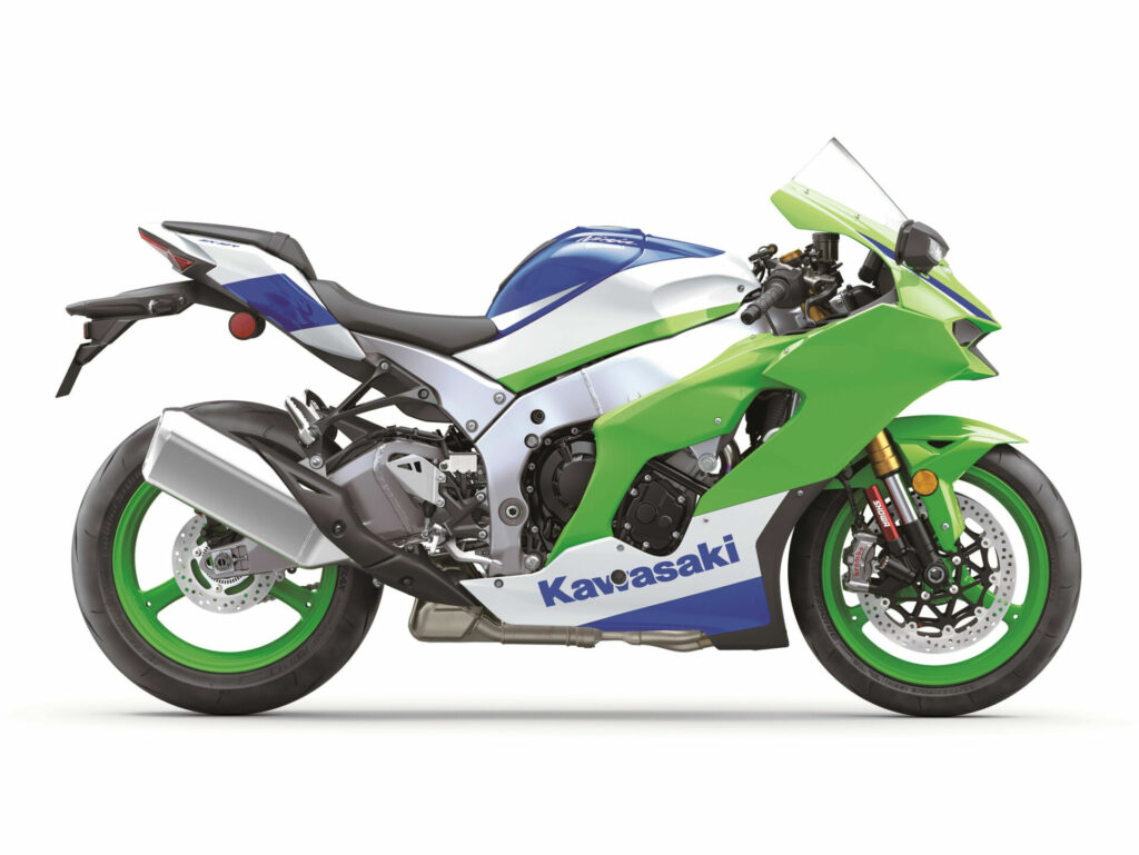 A 40th Anniversary Kawasaki Ninja ZX-10R ABS. Photo courtesy Kawasaki Motors Corp., U.S.A.