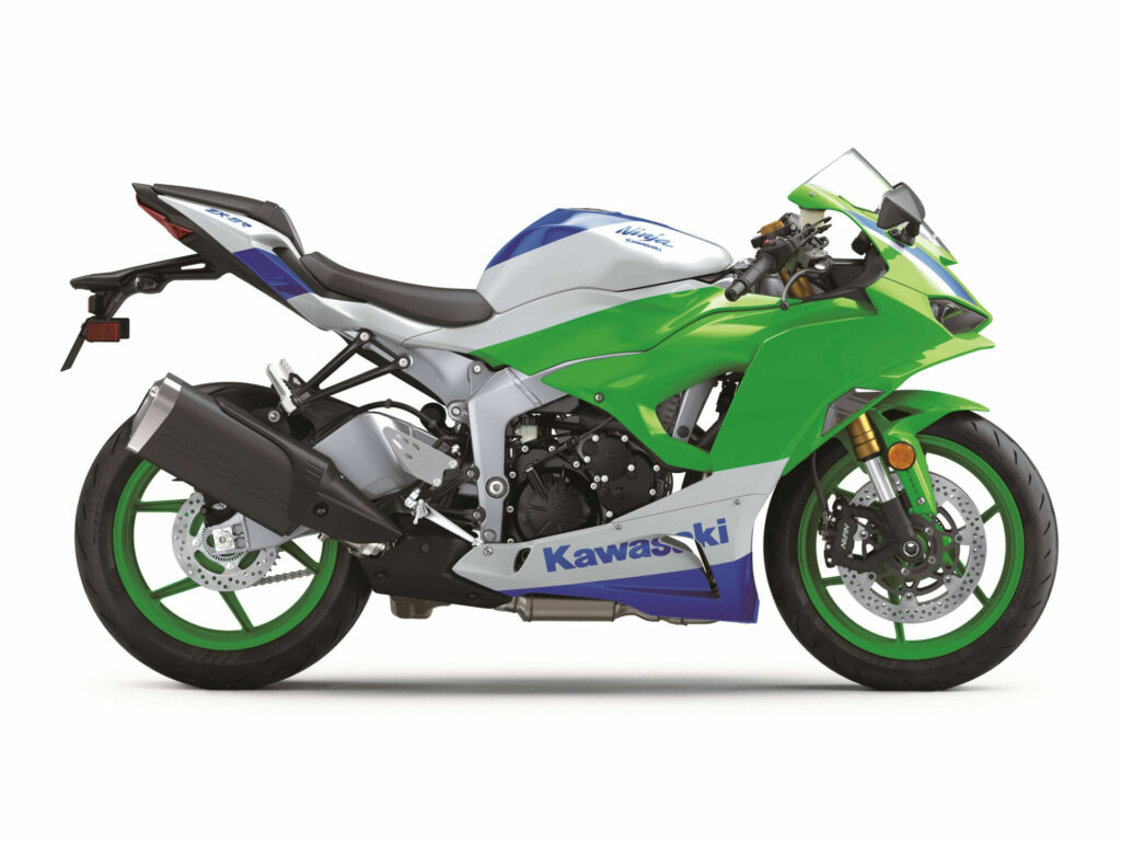 A 40th Anniversary Kawasaki Ninja ZX-6R ABS. Photo courtesy Kawasaki Motors Corp., U.S.A.