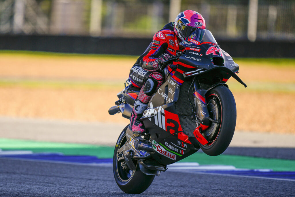 Aleix Espargaro (41). Photo courtesy Dorna.