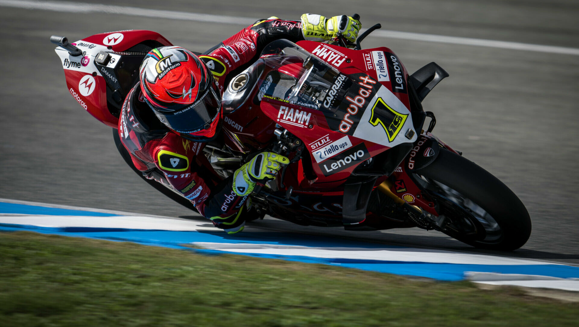 Alvaro Bautista (19). Photo courtesy Aruba.it Racing Ducati.