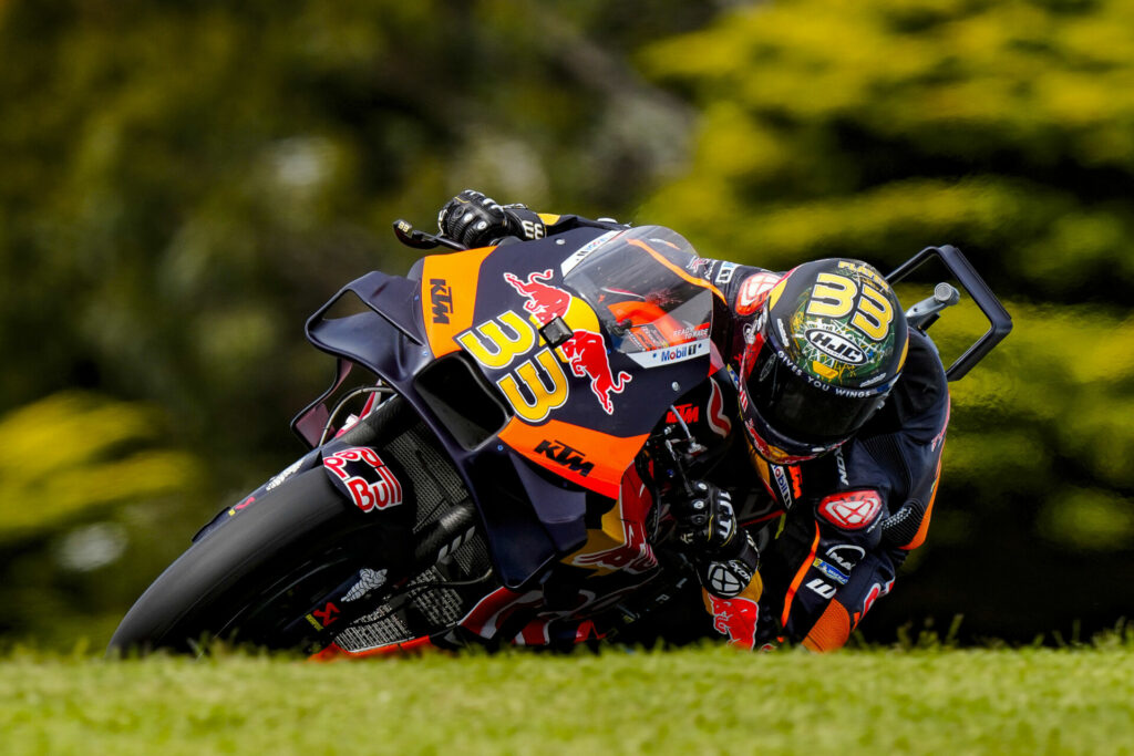 Brad Binder (33). Photo courtesy Dorna.