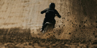 Antonio Cairoli test riding Ducati's new motocross prototype. Photo courtesy Ducati.
