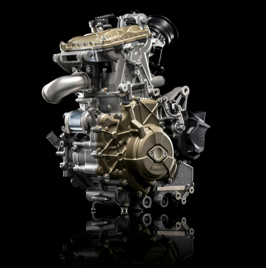 A Ducati Superquadro Mono single-cylinder engine. Photo courtesy Ducati.