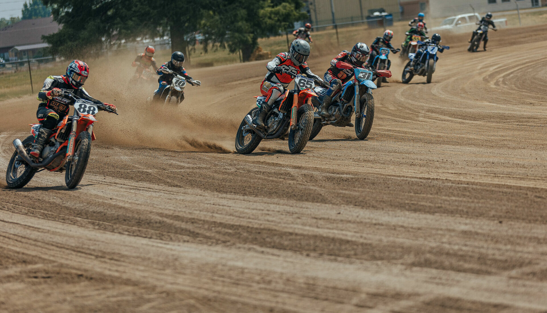 America's premier amateur flat track competition will return to the Du Quoin State Fairgrounds in Du Quoin, Illinois. Photo courtesy AMA.
