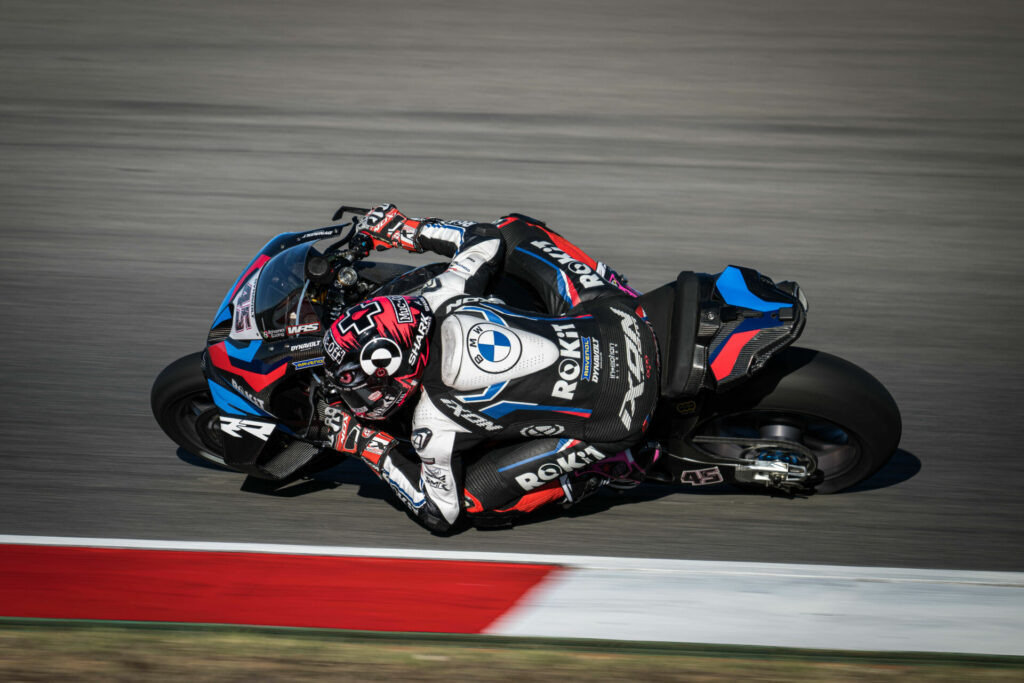 Scott Redding (45). Photo courtesy BMW Motorrad Motorsport.