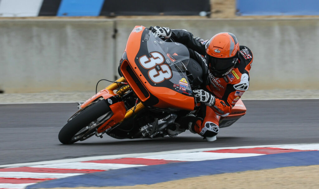 Kyle Wyman (33). Photo courtesy Harley-Davidson.