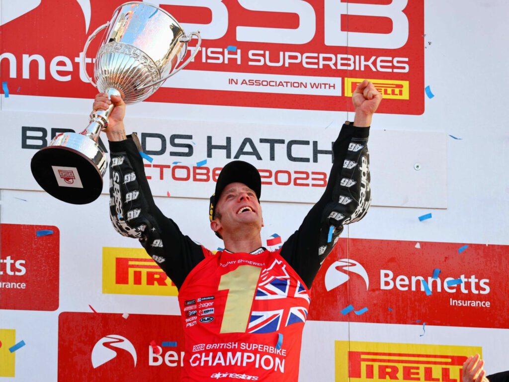 2023 British Superbike Champion Tommy Bridewell. Photo courtesy MSVR.