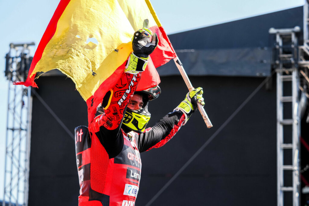 Alvaro Bautista. Photo courtesy Dorna.