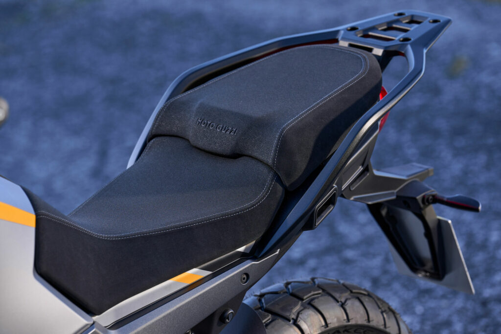 The Moto Guzzi Stelvio was designed with rider and passenger comfort in mind. Photo courtesy Moto Guzzi.