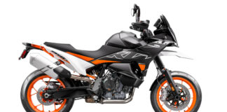 A 2024 KTM 890 SMT. Photo courtesy KTM.