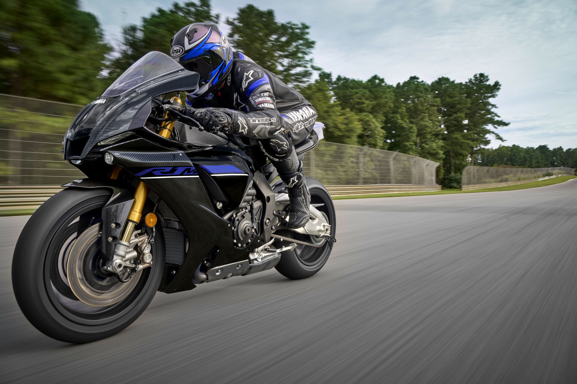 A 2024 Yamaha YZF-R1M. Photo courtesy Yamaha Motors Corp., U.S.A.