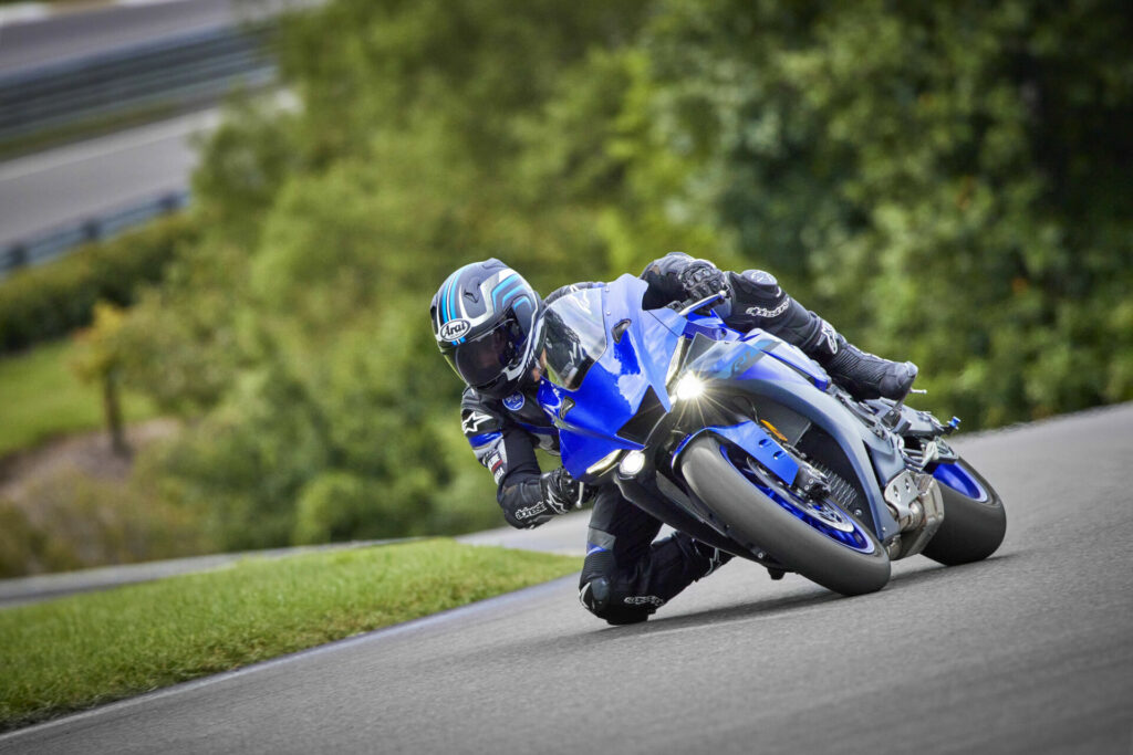 A 2024 Yamaha YZF-R1. Photo courtesy Yamaha Motors Corp., U.S.A.