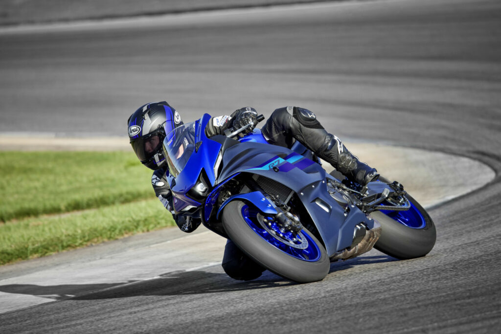 A 2024 Yamaha YZF-R7. Photo courtesy Yamaha Motors Corp., U.S.A.