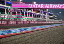 Lusail International Circuit, in Qatar. Photo by Kohei Hirota.