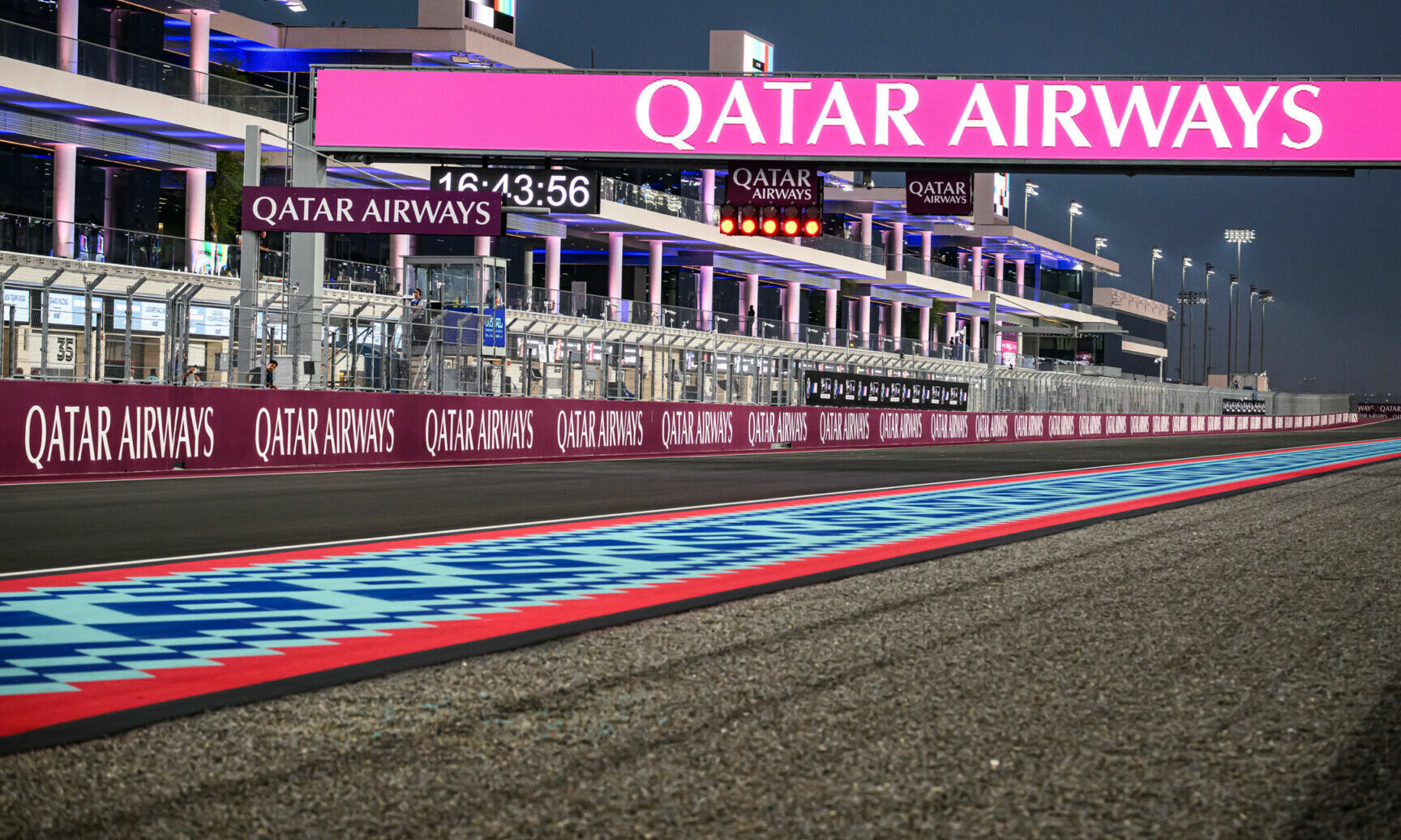Lusail International Circuit, in Qatar. Photo by Kohei Hirota.