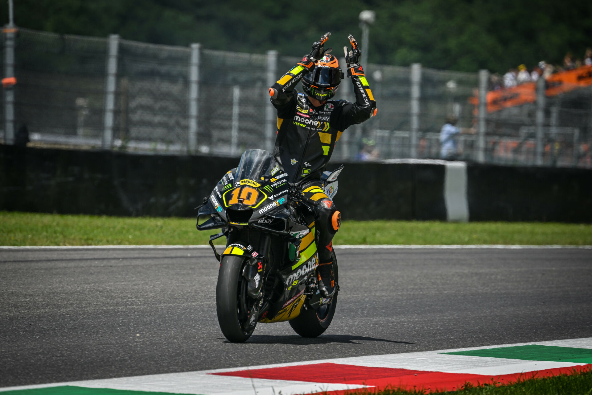 Luca Marini (10). Photo courtesy Mooney VR46 Racing Team.