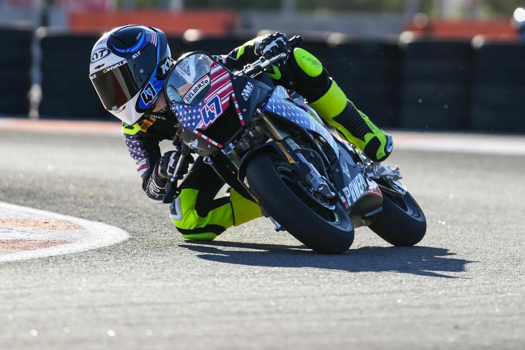American Nathan Gouker (47) will start the FIM MiniGP World Finals from fourth in the grid. Photo courtesy Dorna.