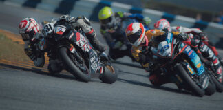Joseph LiMandri Jr. (931) leads a group of ASRA racers at Daytona International Speedway. Photo by Vae Vang/Noiseless Productions, courtesy ASRA.