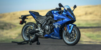 A 2024 Suzuki GSX-8R sportbike. Photo courtesy Suzuki Motor USA, LLC.