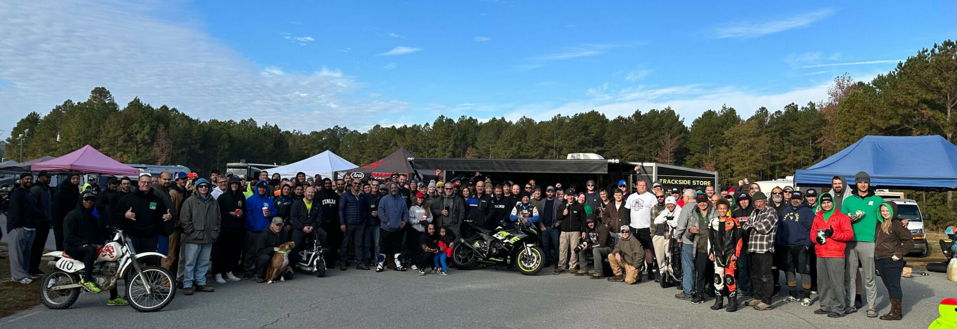 EvolveGT track days participants and staff. Photo courtesy EvolveGT.