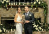 Newlyweds Roger Hayden and Elizabeth Ebelhar. The squirrel they are holding is a tribute to Hayden's late father Earl "The Squirrel" Hayden. Photo courtesy Roger Hayden.