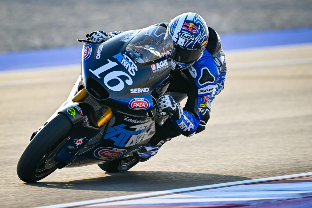 Joe Roberts (16). Photo courtesy Dorna.