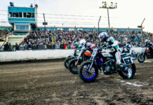 The start of the AFT SuperTwins LCQ at the Ventura Short Track. Photo by Tim Lester, courtesy AFT.