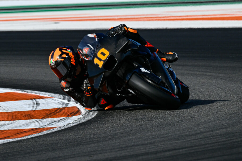 Luca Marini (10). Photo courtesy Dorna.