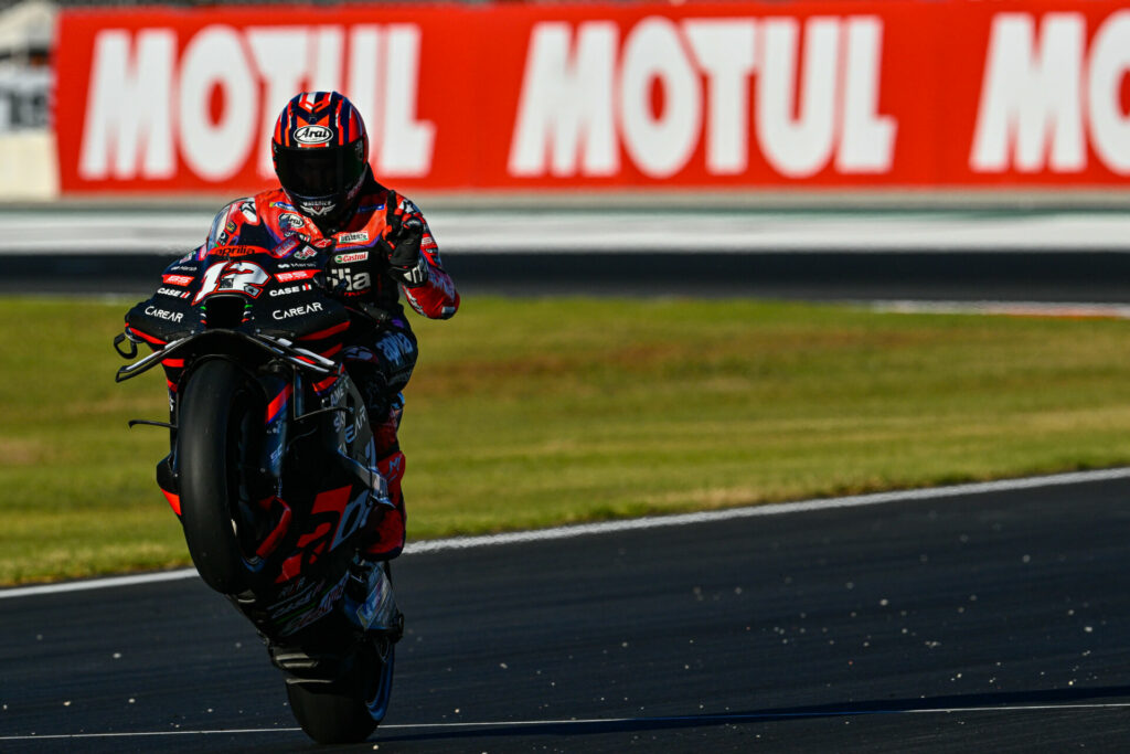 Maverick Vinales (12). Photo courtesy Dorna.