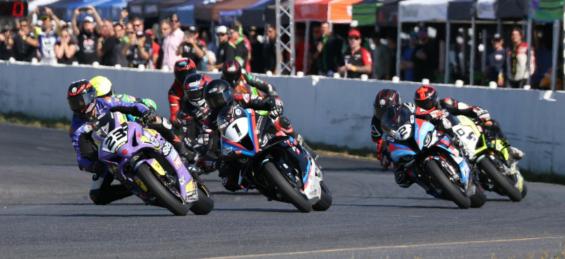 French-Canadian fans will soon have dedicated CSBK coverage with the introduction of the series to RDS in 2024. The Bridgestone Canadian Superbike Championship also returns to TSN next season with a total of 24 episodes planned across its sports channels. Photo by Rob O'Brien, courtesy CSBK.