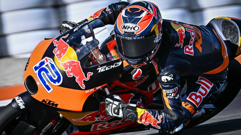 Jacob Roulestone (12). Photo courtesy Red Bull KTM Tech3.