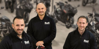 Buell Motorcycles' new hires (from left) Jason Anderson, John Nychypor, and Matt Laurent.