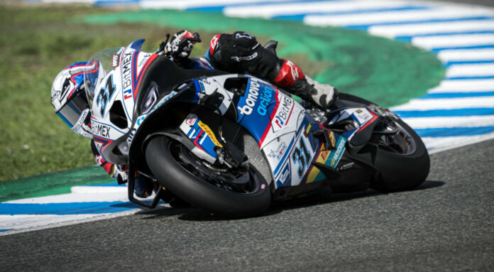 Garrett Gerloff (31) in action at Jerez. Photo courtesy BMW Motorrad Motorsport.