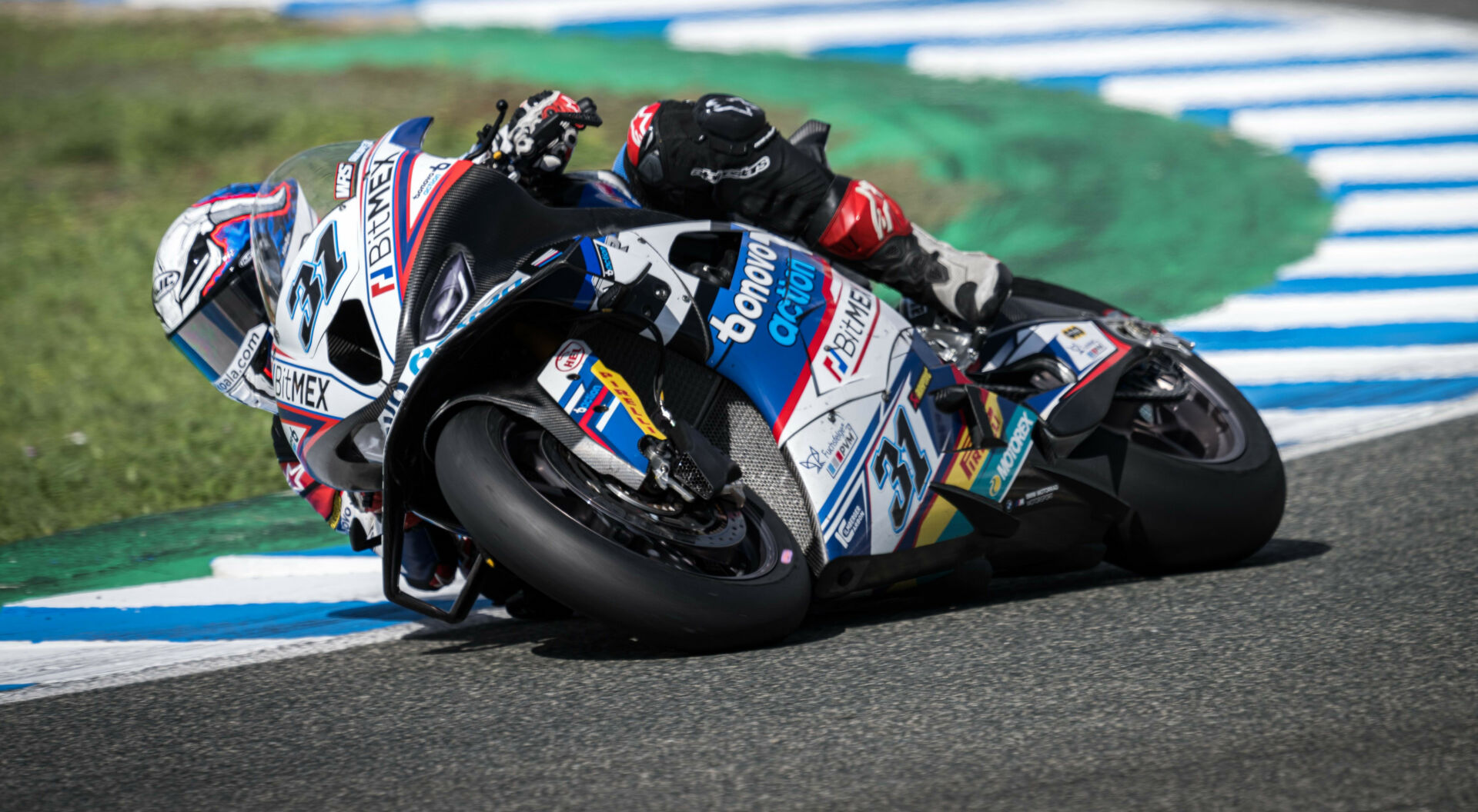 Garrett Gerloff (31) in action at Jerez. Photo courtesy BMW Motorrad Motorsport.